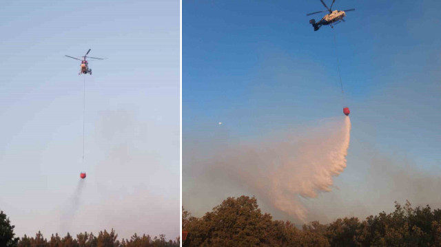 edirnede orman yanginina havadan mudahale basladi YTqmprm2