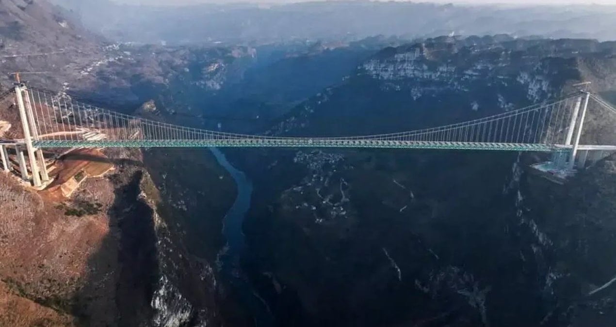 dunyanin en yuksek koprusu ay sonunda trafige aciliyor 1 saatlik yol 90 saniyeye dusecek J4wFQGtn