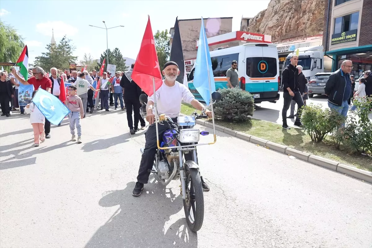 ordu ve bayburtta filistine destek yuruyusu uPDMepaq