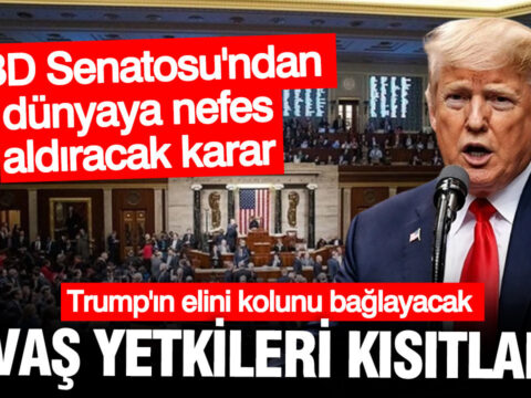 ABD Senatosu Trump’a Savaş Yetkileri Üzerinde Kısıtlama Getirdi: Cumhuriyetçiler Arasında Fikir Ayrılığı