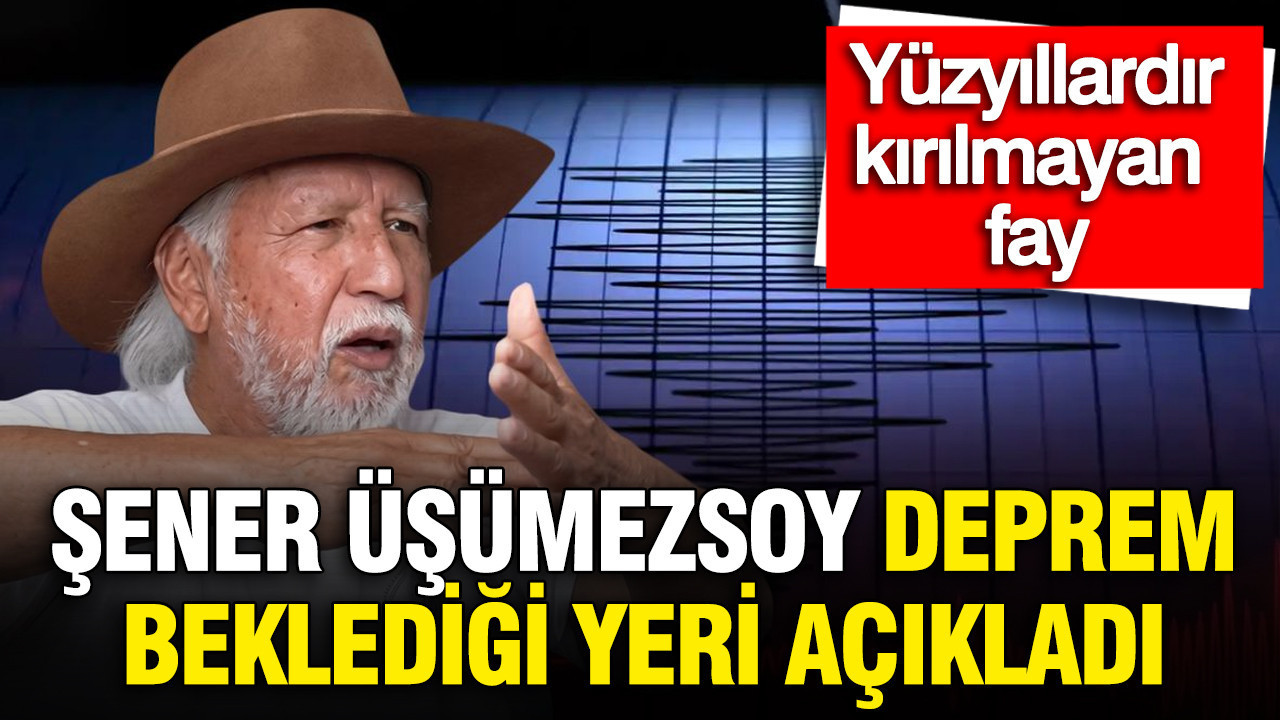 Prof. Dr. Şener Üşümezsoy’dan Deprem Uyarısı: Yüzyıllardır Kırılmayan Fay Hattı