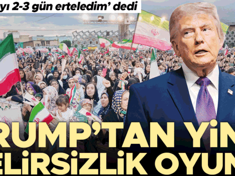 Trump’tan Askeri Saldırı Erteleme Açıklaması: “2-3 Gün Sürecek”