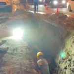 Ayvalikta kanalizasyon hattindaki gocuk 36 saatte giderildi bh3baWEb